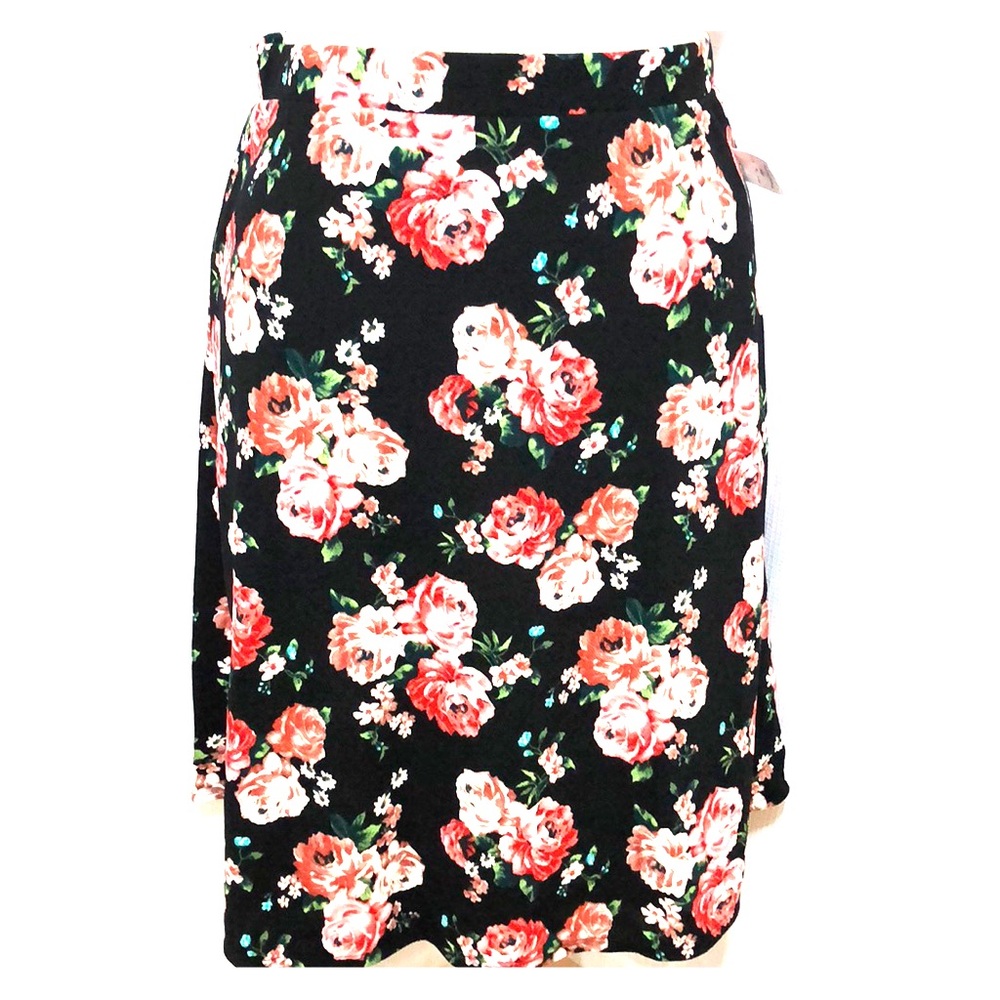 Ultra J. A-line Floral Skirt. NWT - Picture 2 of 2